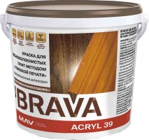 Краска BRAVA ACRYL 39 для ДВП методом «глубокой печати»