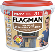 Краска FLAGMAN 31т фасадная для систем утепления